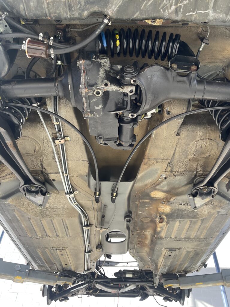 After a truck's undercarriage was dry ice blasted